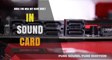 MSI M7 Built-In Sound Card: Features and Functionality Explained