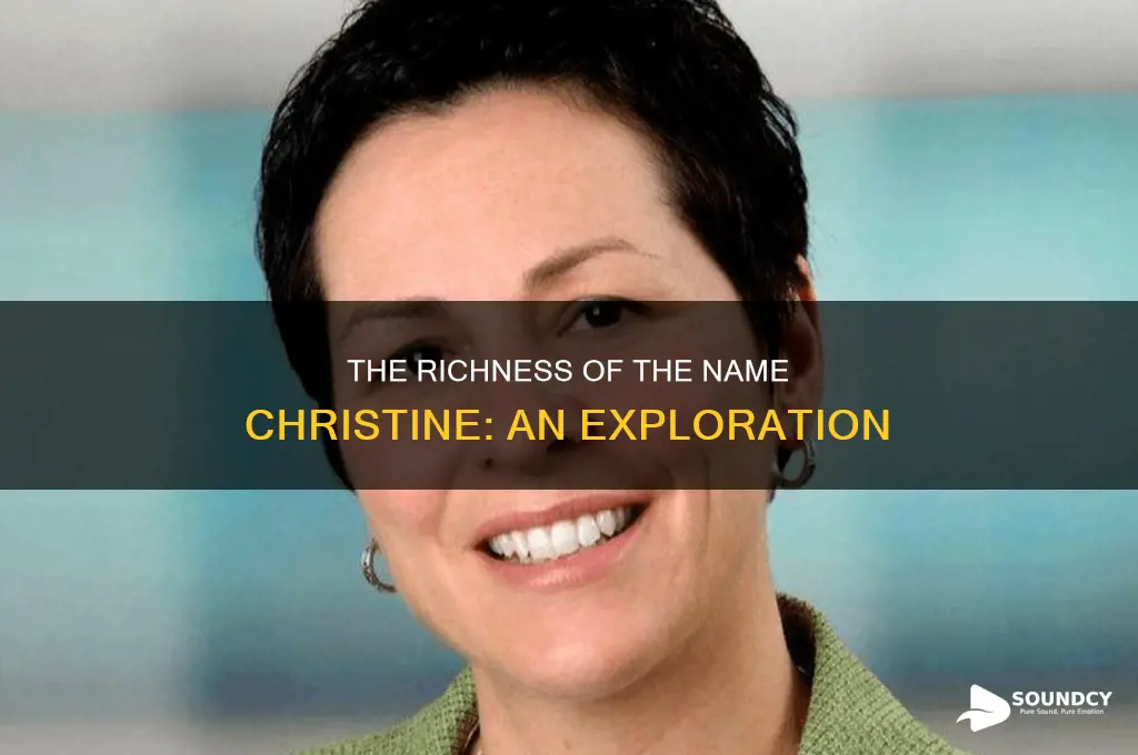 does the name christine sound rich