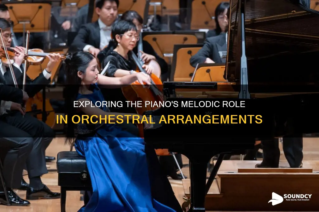 does the piano have a melodic sound in orchestra