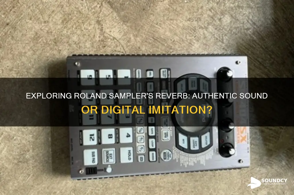does the reverb sound like on a roland sampler