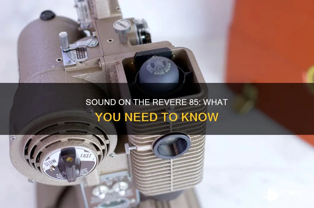 does the revere 85 have sound