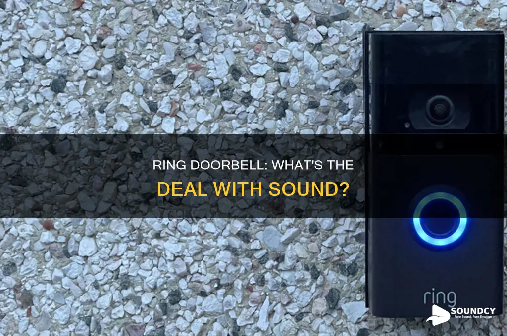does the ring doorbell have sound