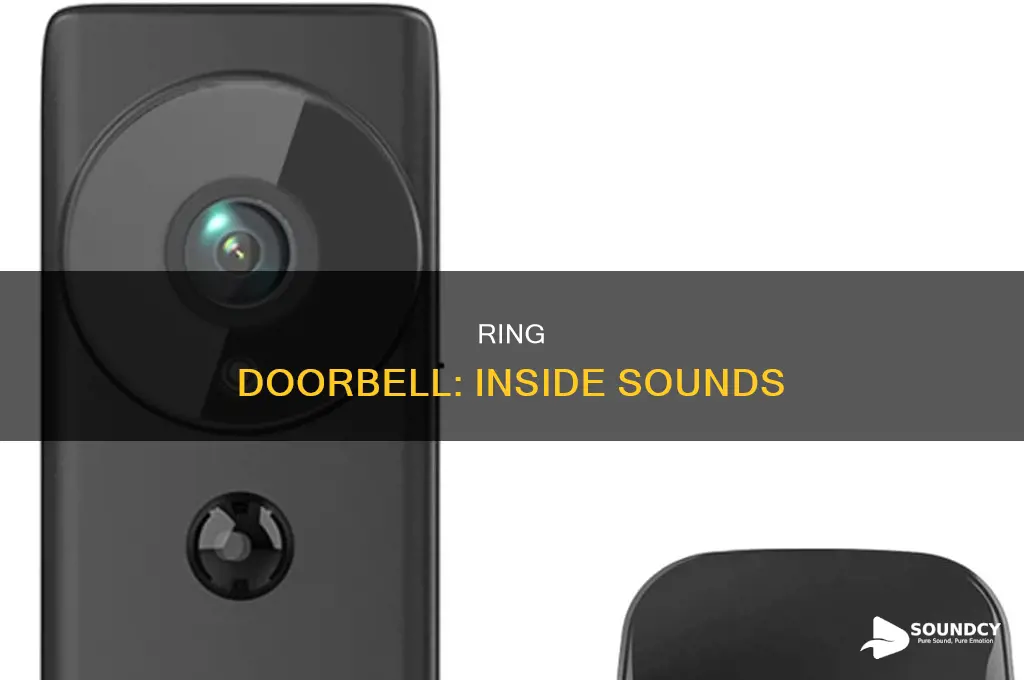 does the ring doorbell sound inside