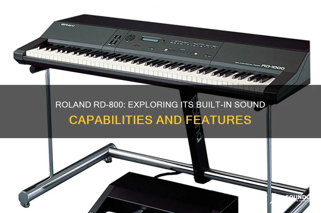 does the roland rd 800 have built in sound