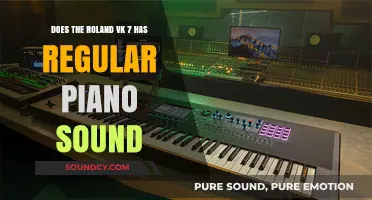 Roland VK-7: Exploring Its Regular Piano Sound Capabilities