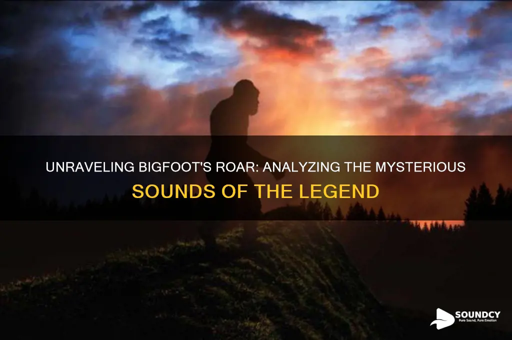 does the sound bigfoot make when he