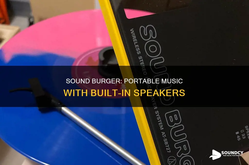does the sound burger have speakers