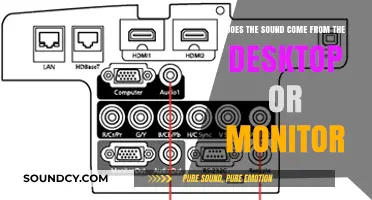 Desktop or Monitor: Decoding the Source of Your Computer's Sound