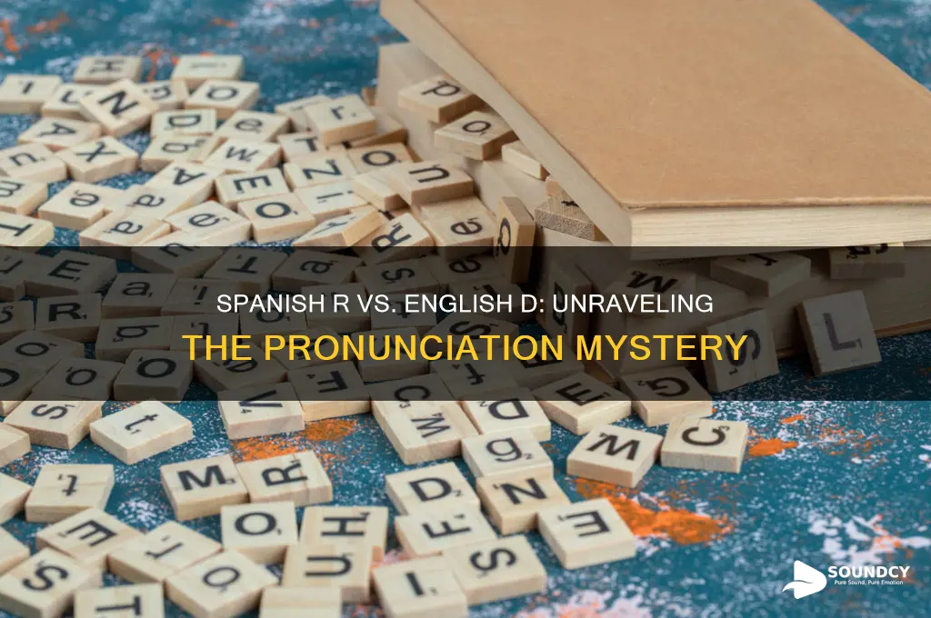 does the spanish r sound like the english d