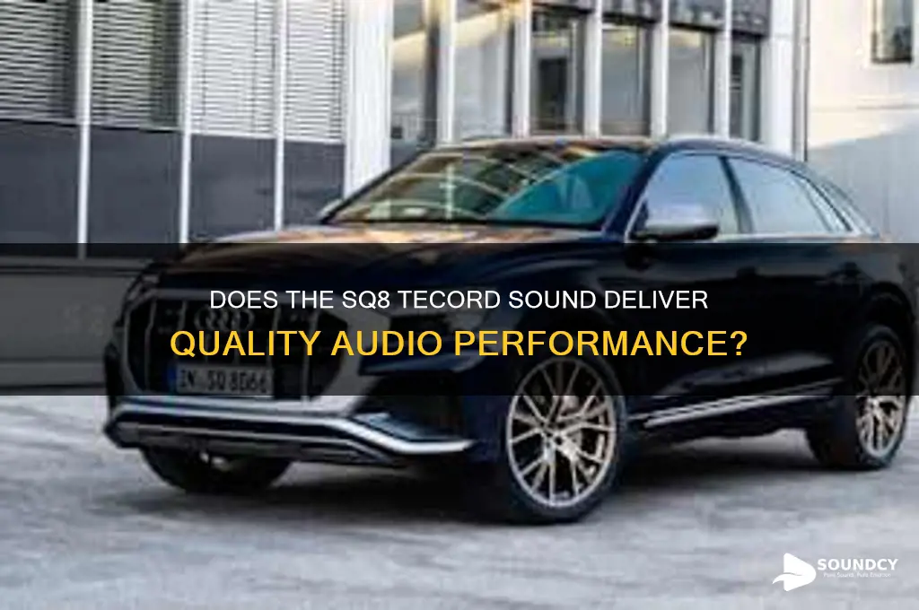 does the sq8 tecord sound