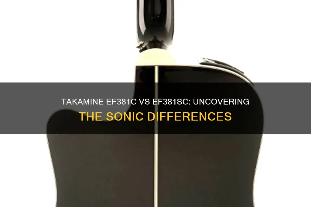 does the takamine ef381c sound differnt than the ef381sc