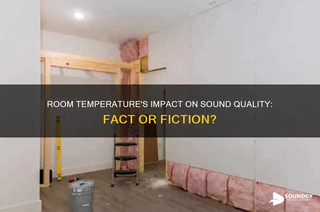 does the temp in the room help with sound