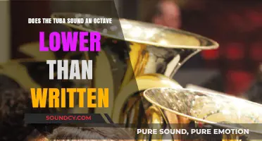 Does the Tuba Sound an Octave Lower Than Written?