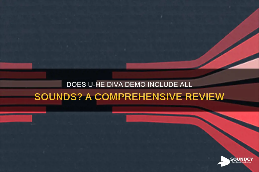 does the u he diva demo have all sounds