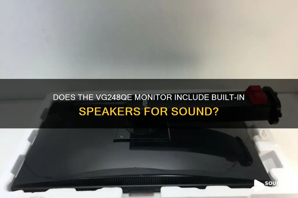 does the vg248qe have sound
