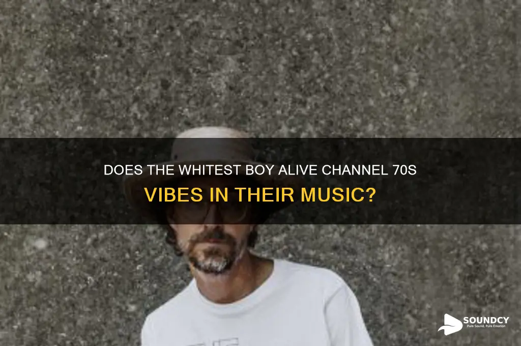 does the whitest boy alive sound like the 70s