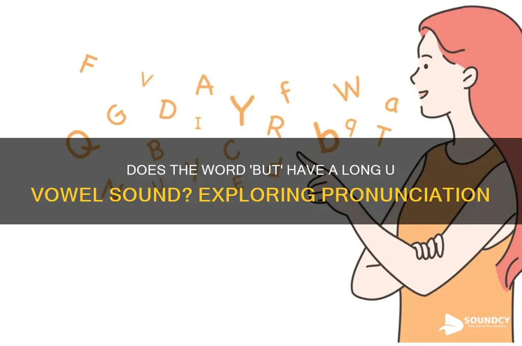 does the word but have long u vowel sound