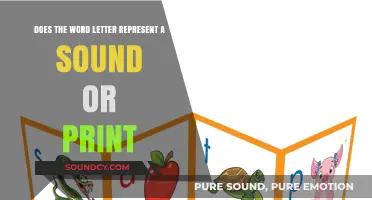 Does 'Letter' Represent Sound or Print? Unraveling the Linguistic Mystery