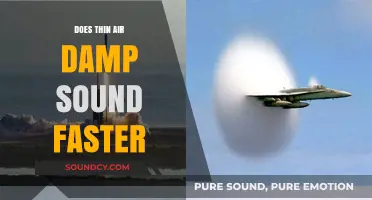 Why Sound Travels Faster in Cold, Dense Air