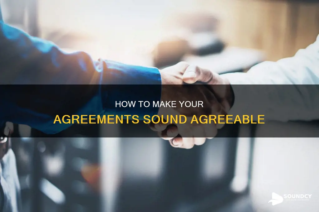 does this sound agreeable to you