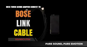 Can Touch Sound Adapter Connect to Bose Link Cable?