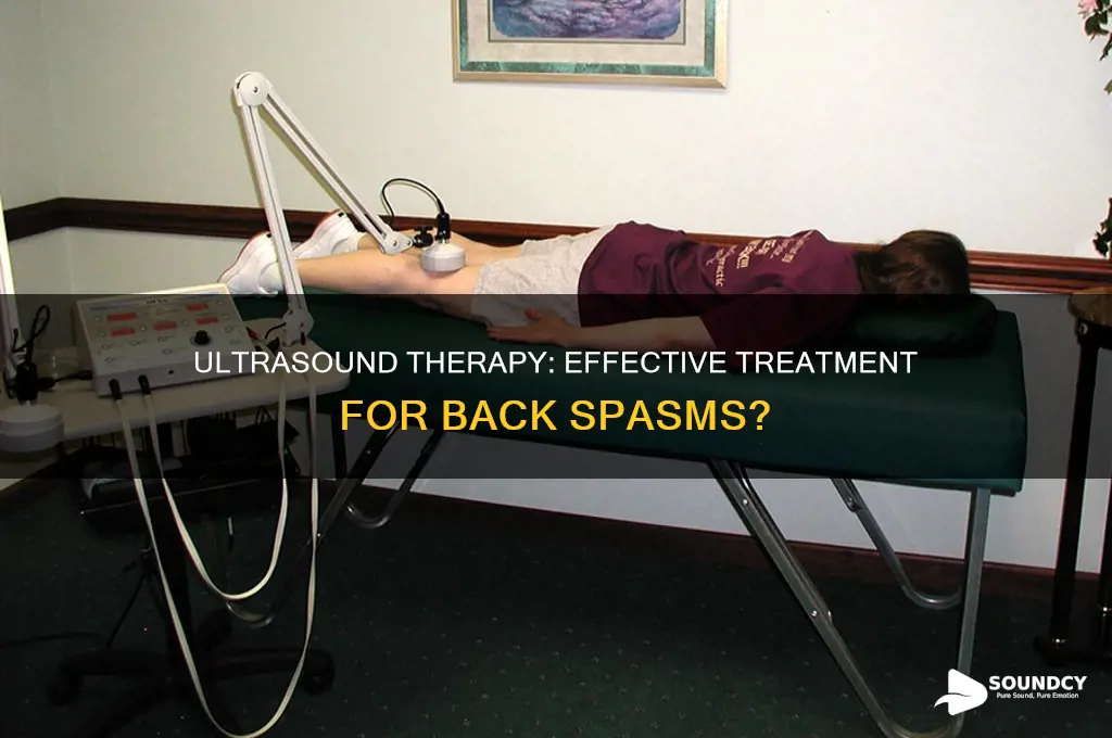 does ultra sound help back spasms