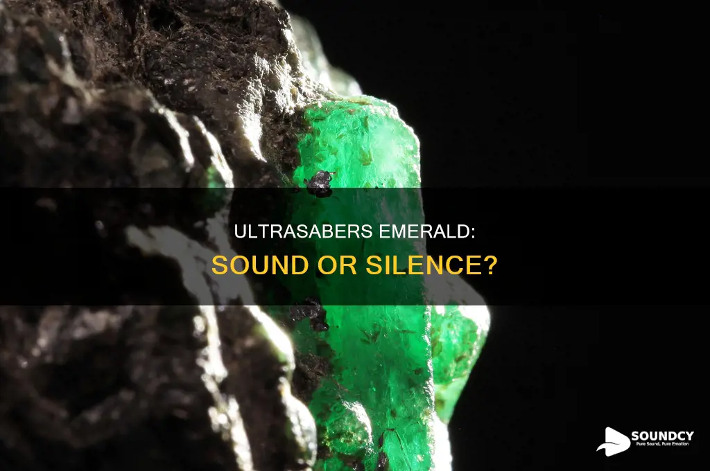 does ultrasabers emerald saber have sound