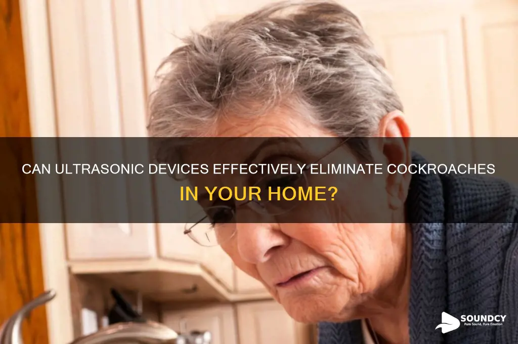 does ultrasonic sound kill cockroaches