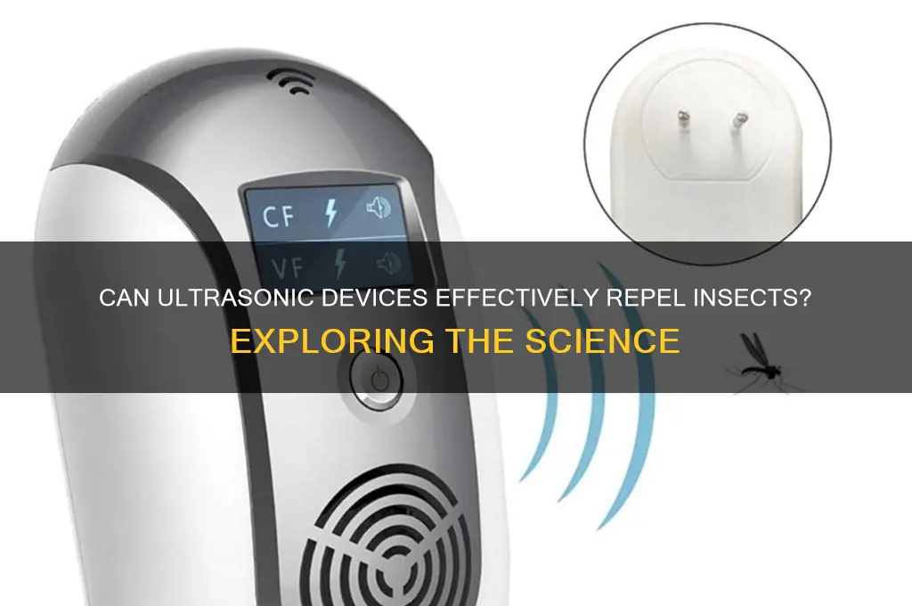 does ultrasonic sound repel insects