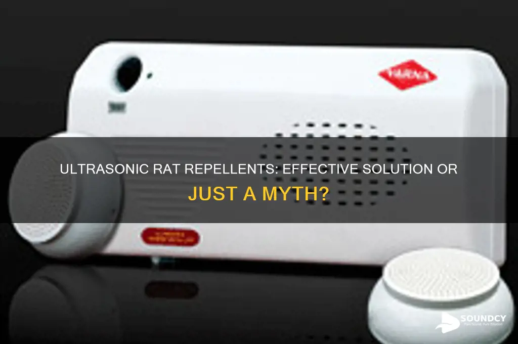does ultrasonic sound repel rats