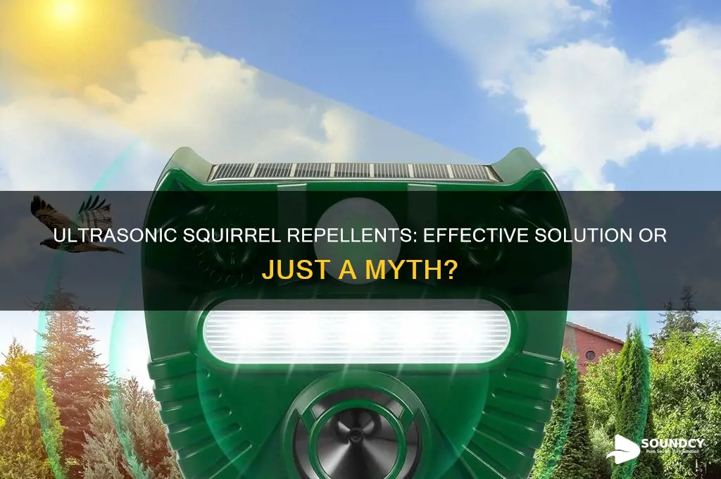 does ultrasonic sound repel squirrels