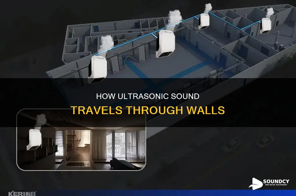 does ultrasonic sound travel through walls