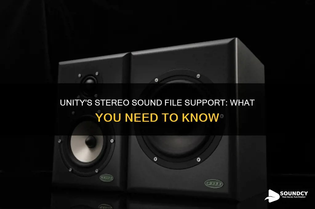 does unity support stereo sound files