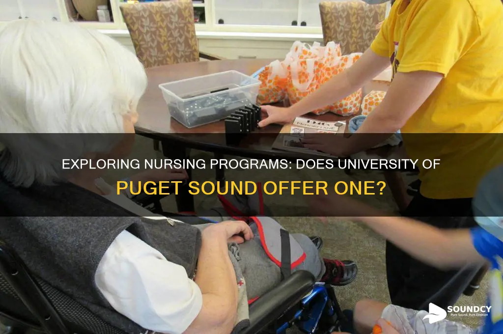does university of puget sound have a nursing program