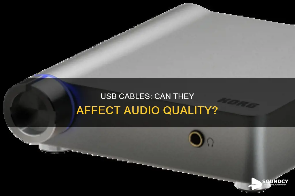 does usb cable affect sound quality