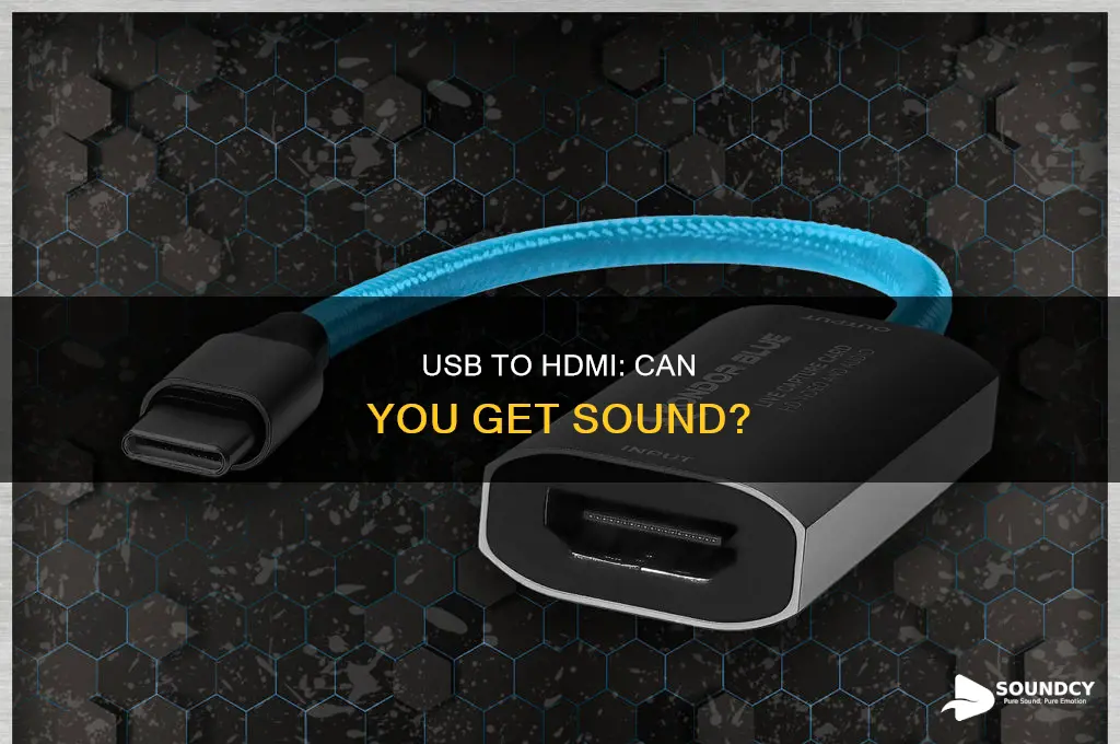 does usb to hdmi have sound