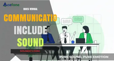 Does Verbal Communication Include Sound? Exploring the Role of Auditory Cues