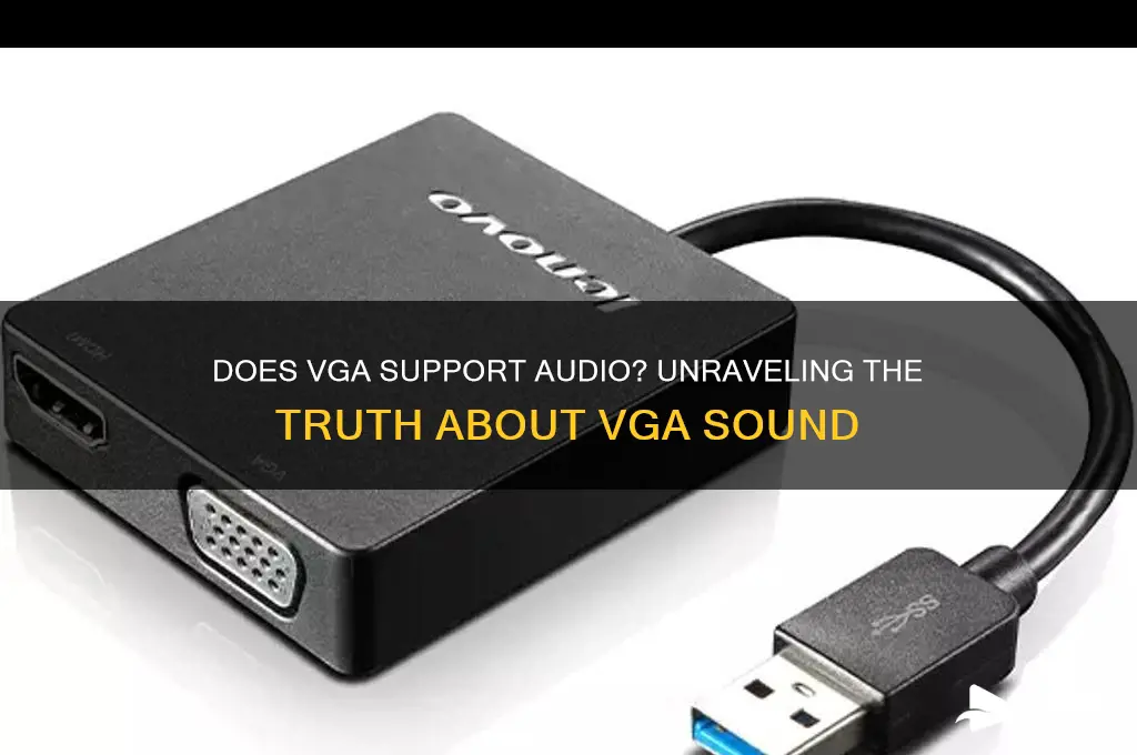 does vga have sound capabillity