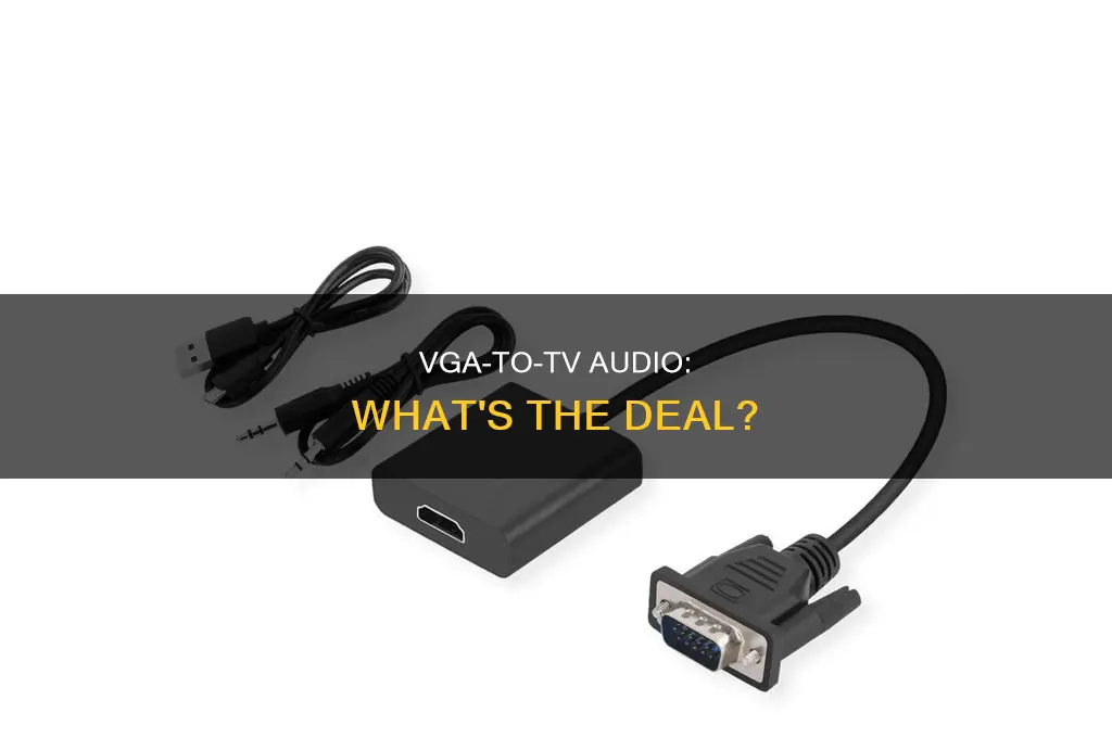 does vga to tv have sound