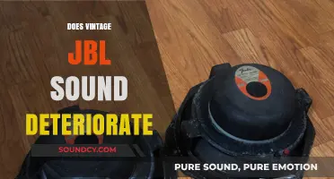 Does Vintage JBL Sound Quality Deteriorate Over Time?