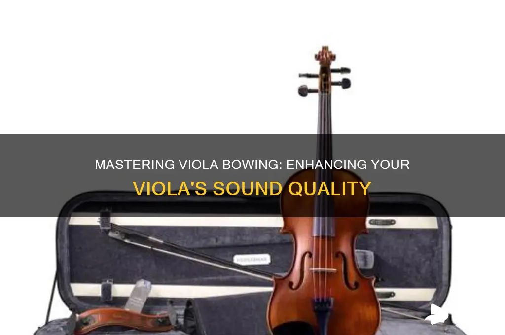 does viola bow improve sound quality