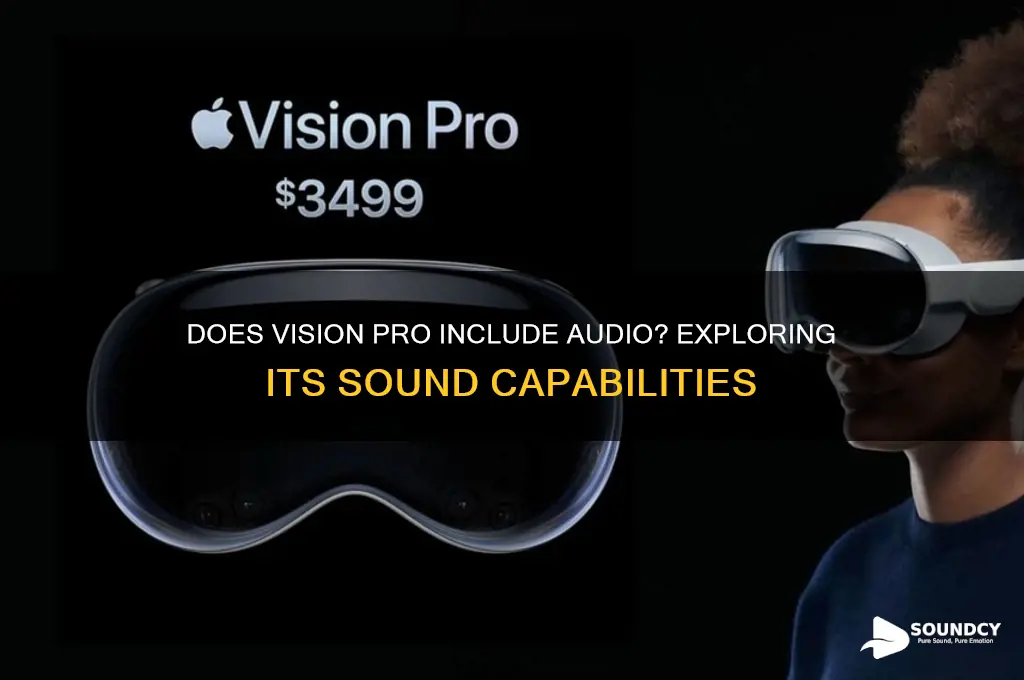 does vision pro have sound