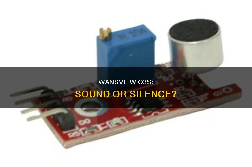 does wansview model q3s have sound