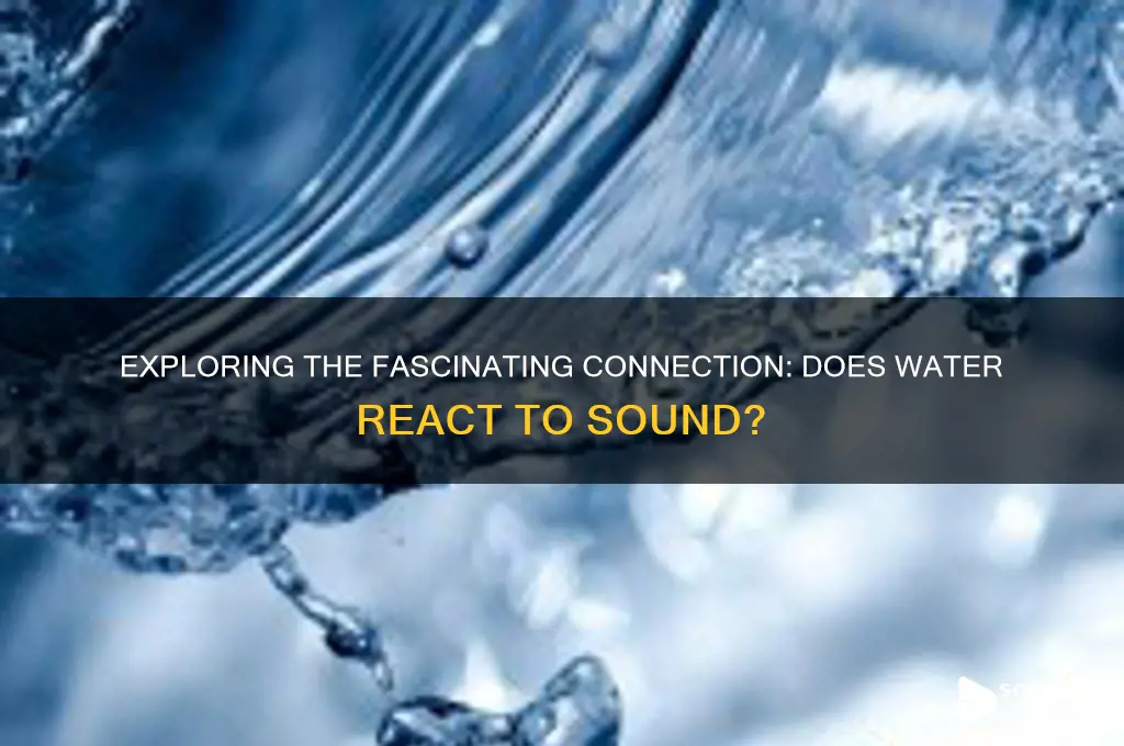 does water react to sound