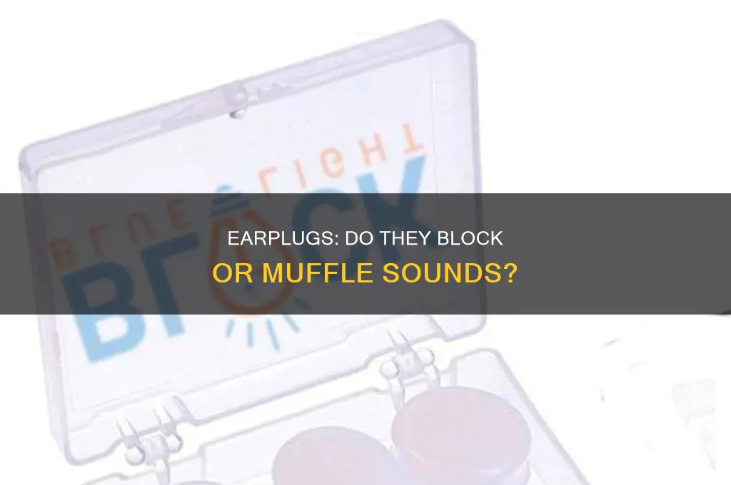 does wearing earplugs drown out sound