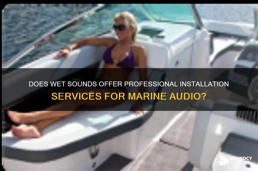 does wet sounds do installs