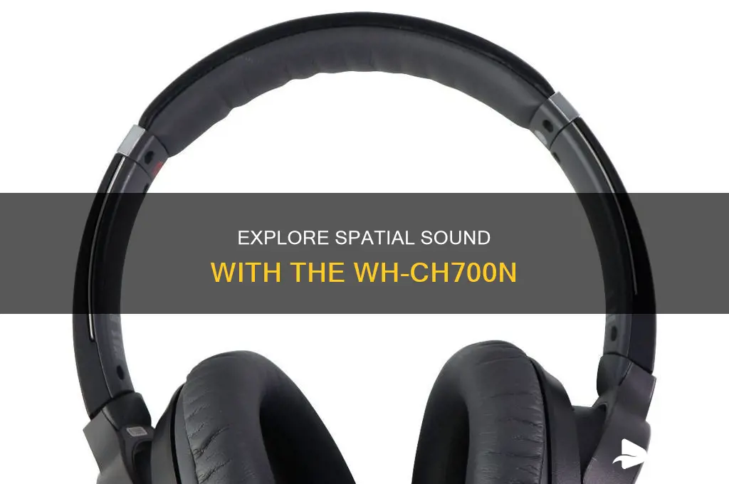 does wh ch700n support spatial sound