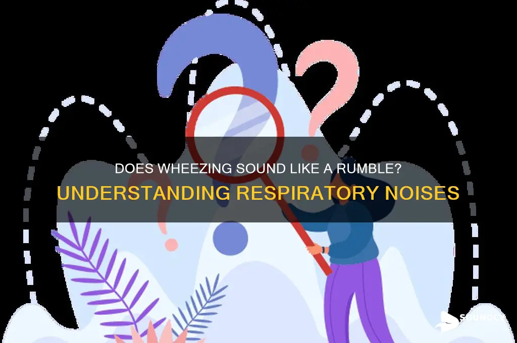 does wheezing sound like rumble