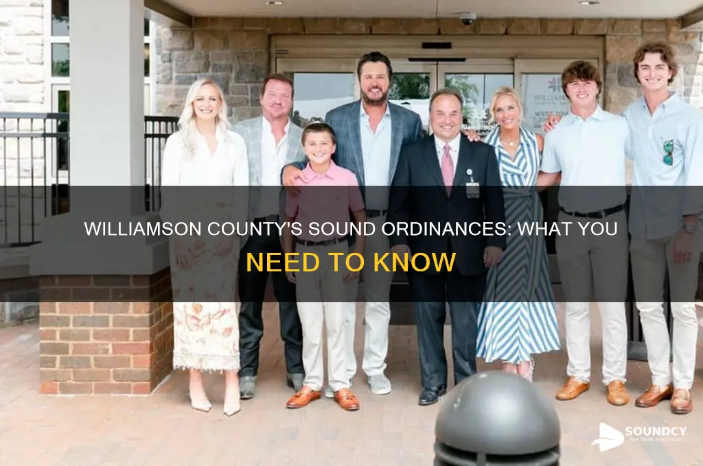 does williamson county have sound ordinancez