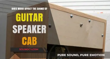 How Wood Type Influences Guitar Speaker Cab Sound Quality